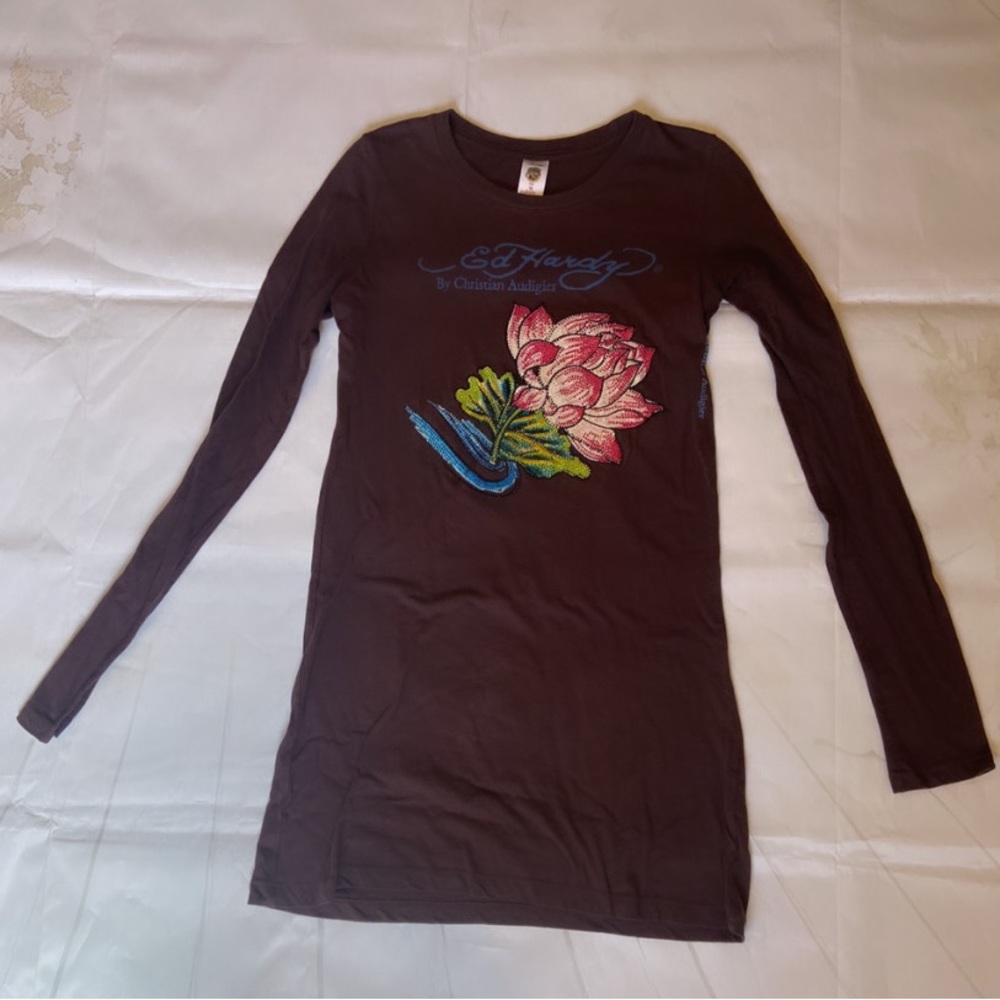 ✨ Pink Lotus Ed Hardy Top